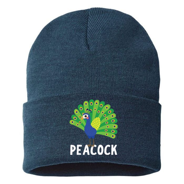 Peacock Shirts Cute Peacock Gift Sustainable Knit Beanie