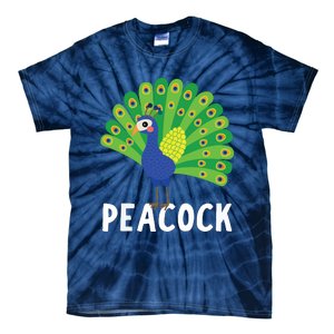 Peacock Shirts Cute Peacock Gift Tie-Dye T-Shirt