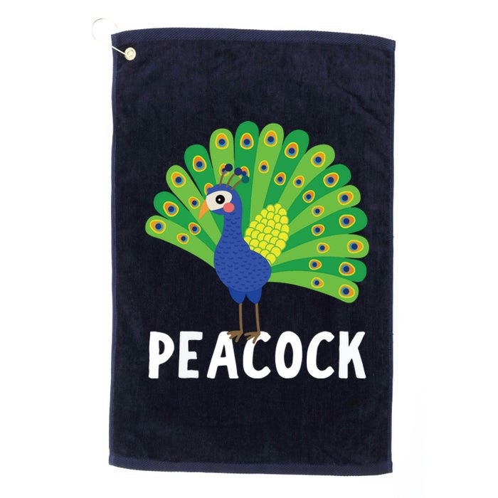 Peacock Shirts Cute Peacock Gift Platinum Collection Golf Towel