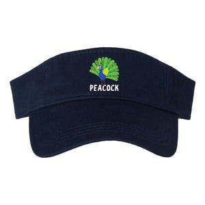 Peacock Shirts Cute Peacock Gift Valucap Bio-Washed Visor