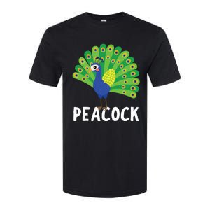 Peacock Shirts Cute Peacock Gift Softstyle CVC T-Shirt