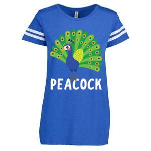 Peacock Shirts Cute Peacock Gift Enza Ladies Jersey Football T-Shirt