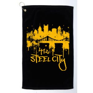 Pittsburgh Steel City Skyline Platinum Collection Golf Towel