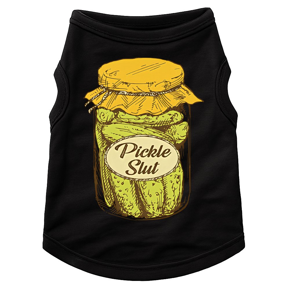 Pickle Slut Canned Pickles Pickle Lovers Pickle Art Doggie Tank
