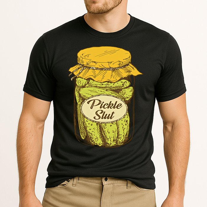 Pickle Slut Canned Pickles Pickle Lovers Pickle Art Cooling Performance Crew T-Shirt