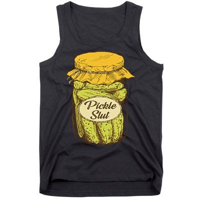 Pickle Slut Canned Pickles Pickle Lovers Pickle Art Tank Top
