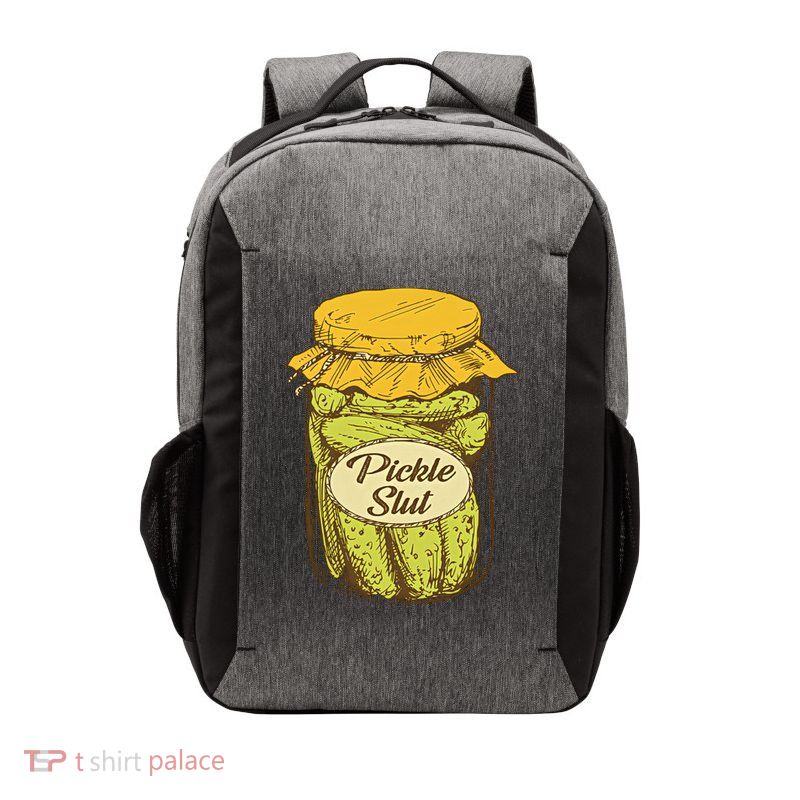 Pickle Slut Canned Pickles Pickle Lovers Pickle Art Vector Backpack