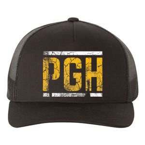 Pittsburgh Steel City Pennsylvania 412 Home Yupoong Adult 5-Panel Trucker Hat