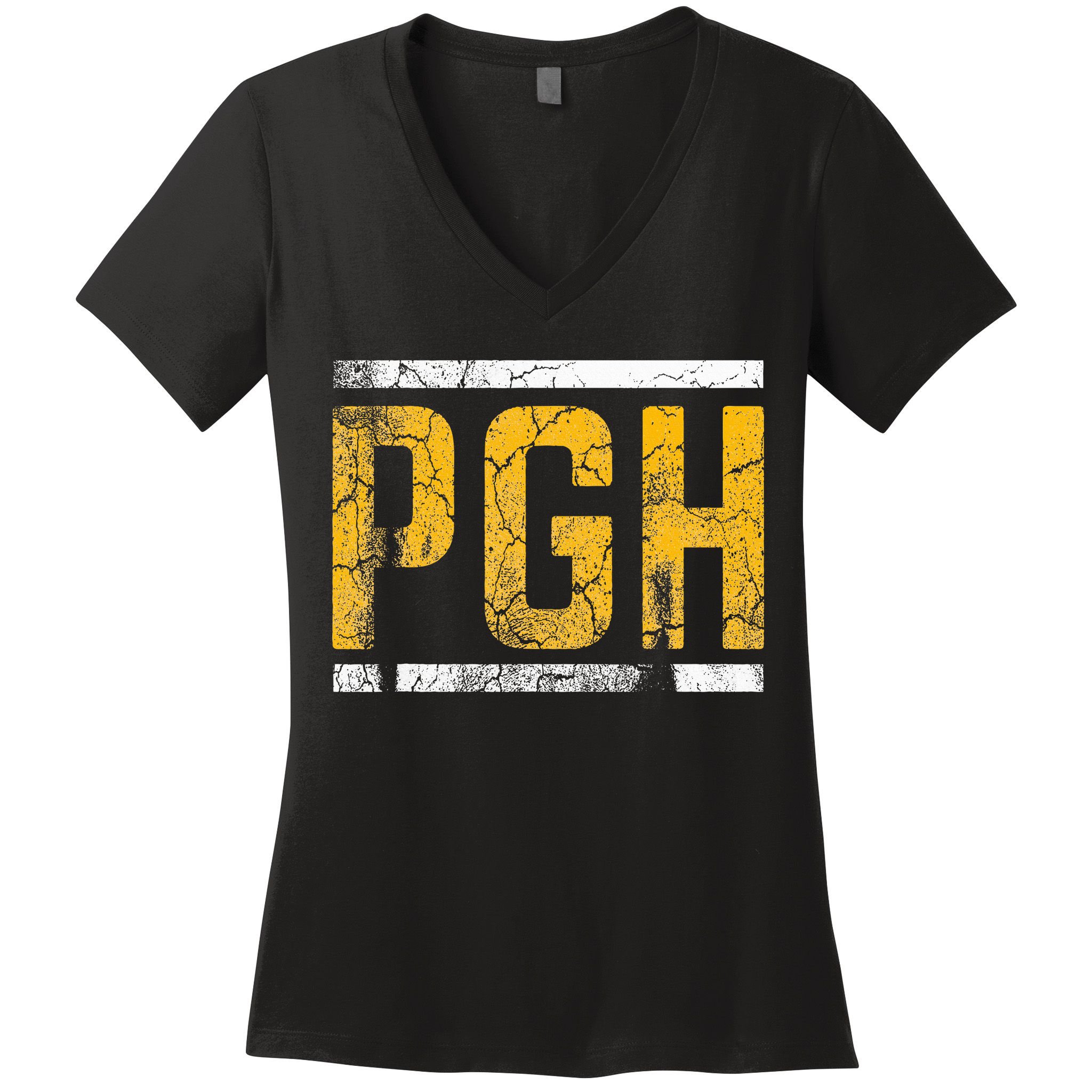 Pittsburgh Steel City Pennsylvania 412 Home Women's V-Neck T-Shirt