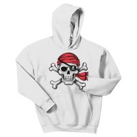 Pirate Skull Crossbones Halloween Costume Kids Hoodie