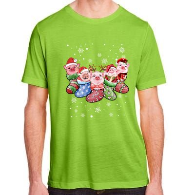 Pig Socks Christmas Ugly Pig Merry Christmas Gift Adult ChromaSoft Performance T-Shirt