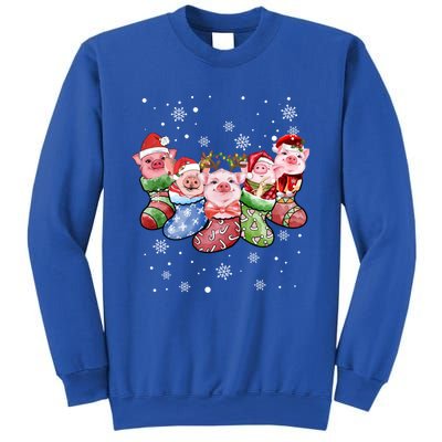 Pig Socks Christmas Ugly Pig Merry Christmas Gift Sweatshirt