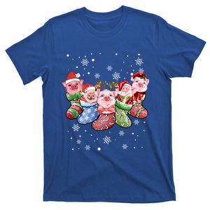 Pig Socks Christmas Ugly Pig Merry Christmas Gift T-Shirt