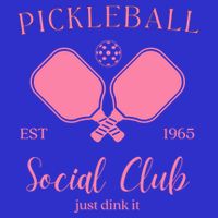 Pickleball Social Club Just Dink It Cute Pickleball Lover Gift 16 in Basic Backpack