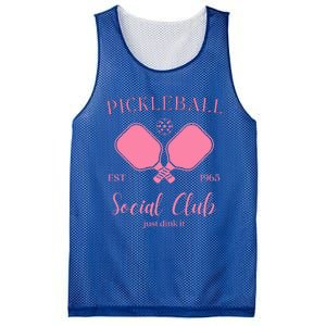 Pickleball Social Club Just Dink It Cute Pickleball Lover Gift Mesh Reversible Basketball Jersey Tank