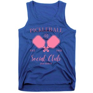 Pickleball Social Club Just Dink It Cute Pickleball Lover Gift Tank Top