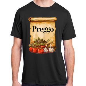 Preggo Sauce Cute And Funny Pregnancy Announcement Adult ChromaSoft Performance T-Shirt