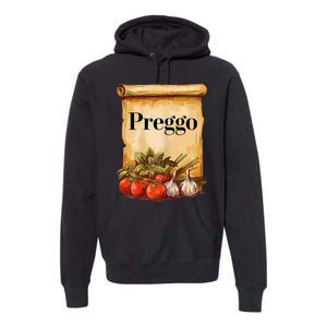 Preggo Sauce Cute And Funny Pregnancy Announcement Premium Hoodie