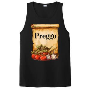 Preggo Sauce Cute And Funny Pregnancy Announcement PosiCharge Competitor Tank