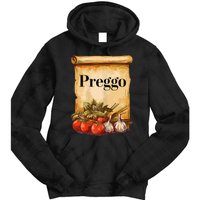 Preggo Sauce Cute And Funny Pregnancy Announcement Tie Dye Hoodie