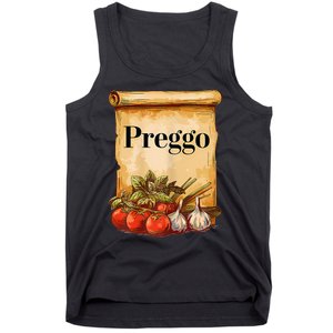 Preggo Sauce Cute And Funny Pregnancy Announcement Tank Top