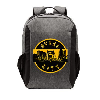 Pittsburgh Steel City Retro Skyline Bridge Pride Vector Backpack