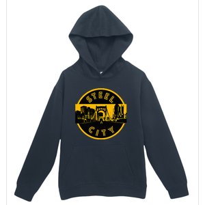 Pittsburgh Steel City Retro Skyline Bridge Pride Urban Pullover Hoodie