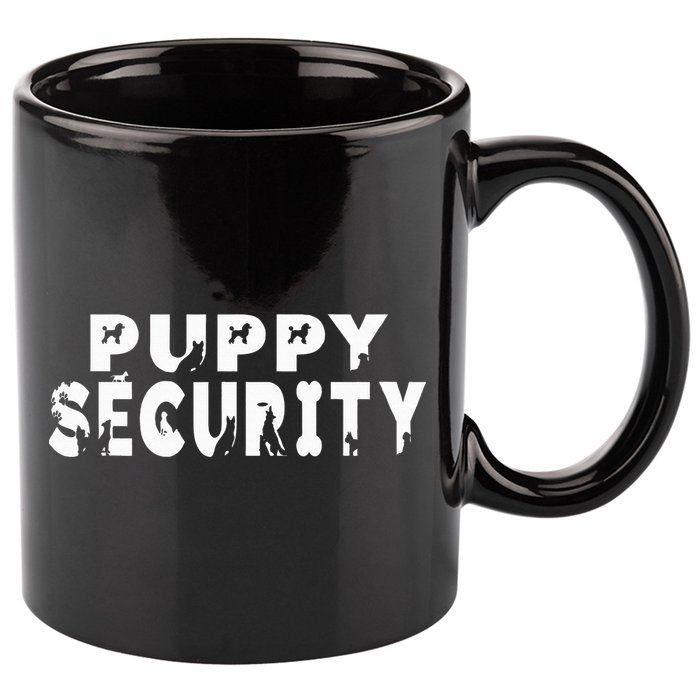 Puppy Security Dog Catcher Costume Dalmatian Halloween 11oz C Handle Ceramic Mug