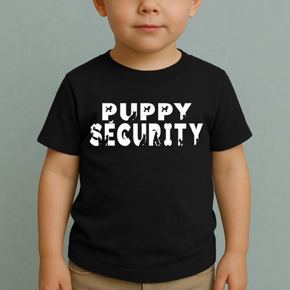 Puppy Security Dog Catcher Costume Dalmatian Halloween Toddler T-Shirt