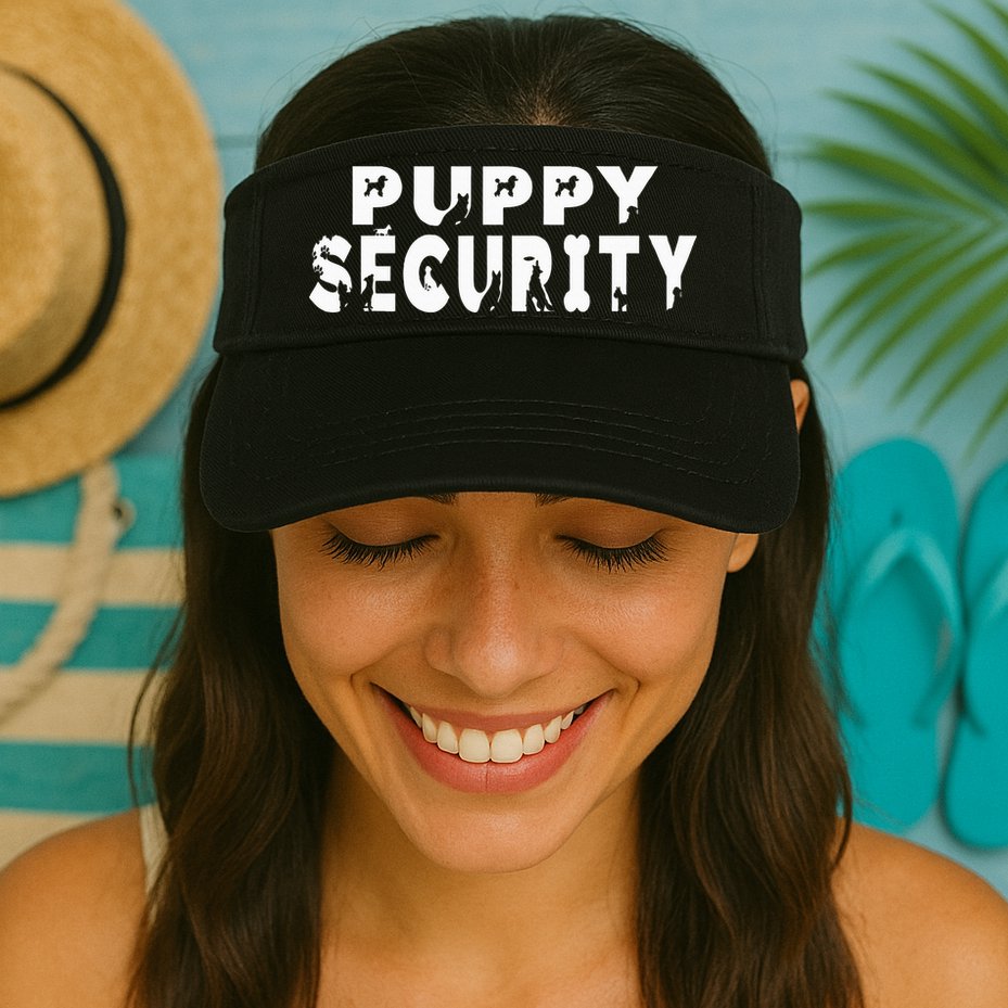 Puppy Security Dog Catcher Costume Dalmatian Halloween Visor