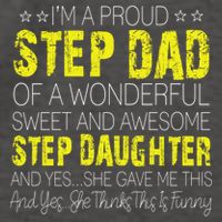 Proud Step Dad Father Day Gift For Stepdad From Stepdaughter Gift Vector Backpack