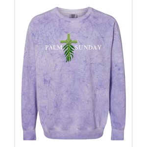 Palm Sunday Domingo De Ramos Gift Colorblast Crewneck Sweatshirt