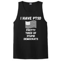 PTSD Stupid Democrats Funny PosiCharge Competitor Tank