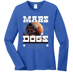 Planet Saves Dogs Ladies Long Sleeve Shirt