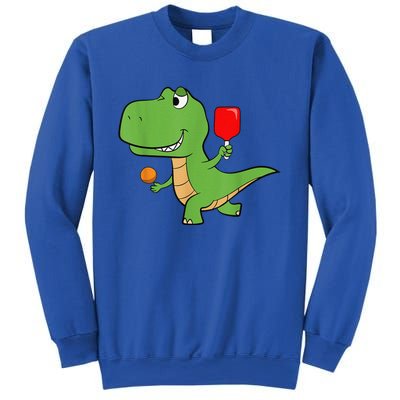 Pickleball Saurus Dino Paddleball Player Pickleball Sweatshirt