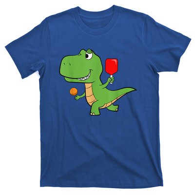 Pickleball Saurus Dino Paddleball Player Pickleball T-Shirt