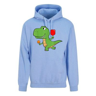 Pickleball Saurus Dino Paddleball Player Pickleball Unisex Surf Hoodie