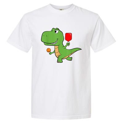 Pickleball Saurus Dino Paddleball Player Pickleball Garment-Dyed Heavyweight T-Shirt