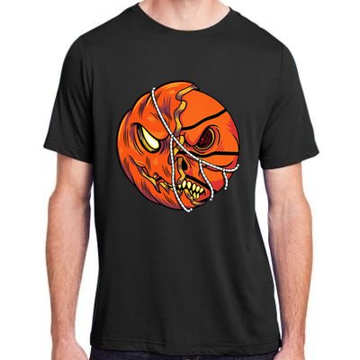 Pumpkin Skull Design Halloween Hooper Basketball Player Adult ChromaSoft Performance T-Shirt