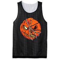 Pumpkin Skull Design Halloween Hooper Basketball Player Mesh Reversible Basketball Jersey Tank