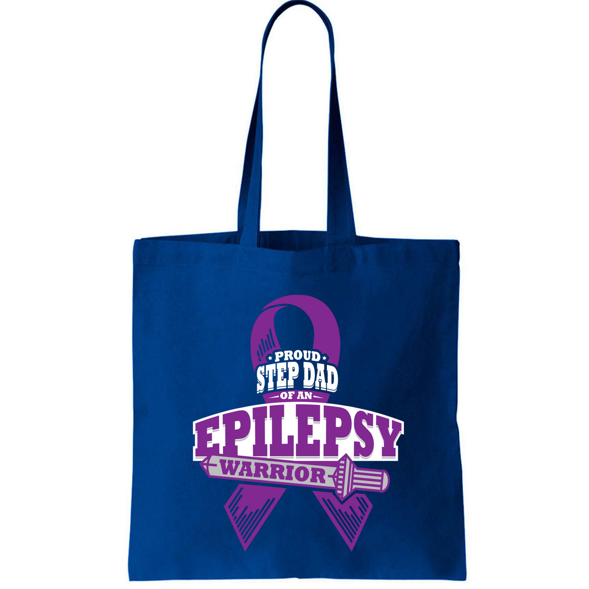 Proud Step Dad Of An Epilepsy Warrior Epilepsy Awareness Gift Bag