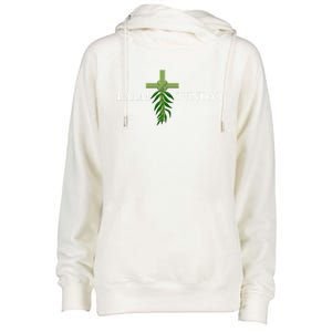 Palm Sunday Domingo De Ramos Gift Womens Funnel Neck Pullover Hood