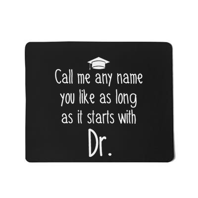 Ph.D Student Dissertation Any Name Doctorate Graduation Mousepad