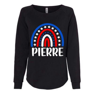 Pierre South Dakota Gift I Love Pierre Usa Gift Womens California Wash Sweatshirt