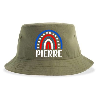 Pierre South Dakota Gift I Love Pierre Usa Gift Sustainable Bucket Hat