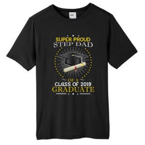 Proud Step Dad The Class Of 2019 Graduate Graduation Meaningful Gift Tall Fusion ChromaSoft Performance T-Shirt