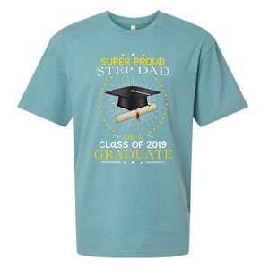 Proud Step Dad The Class Of 2019 Graduate Graduation Meaningful Gift Sueded Cloud Jersey T-Shirt