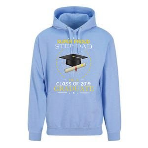 Proud Step Dad The Class Of 2019 Graduate Graduation Meaningful Gift Unisex Surf Hoodie