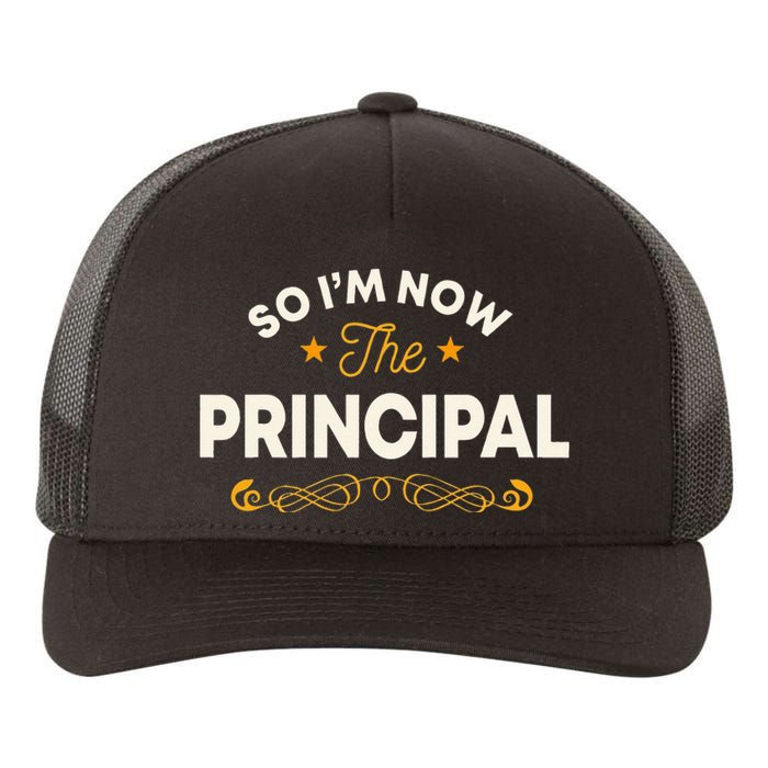 Principal School Director Head Teacher Instructor Headmaster Yupoong Adult 5-Panel Trucker Hat