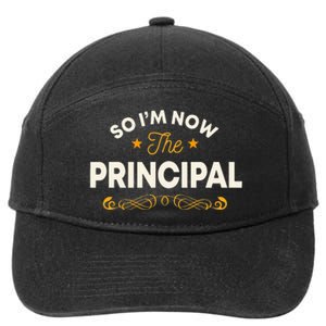 Principal School Director Head Teacher Instructor Headmaster 7-Panel Snapback Hat